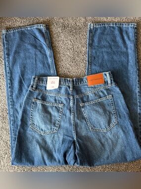 Lucky Brand Wide-Leg Blue Denim Jeans